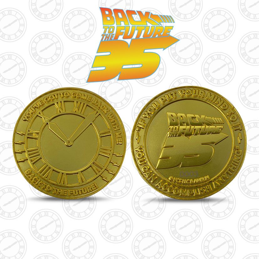 Back to the Future Collectable Coin 35th Anniversary