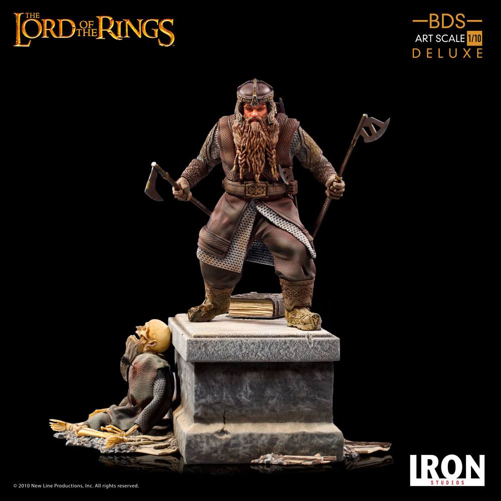 Lord Of The Rings Deluxe BDS Art Scale Statue 1/10 Gimli 21 cm