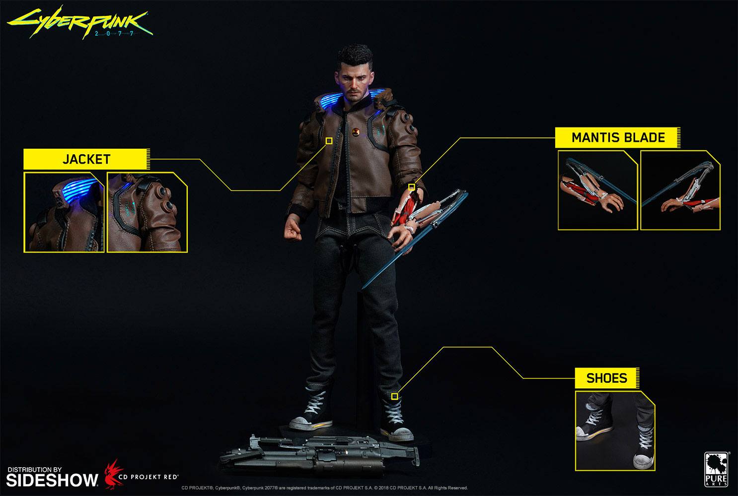 Cyberpunk 2077 Action Figure Male V 30 cm