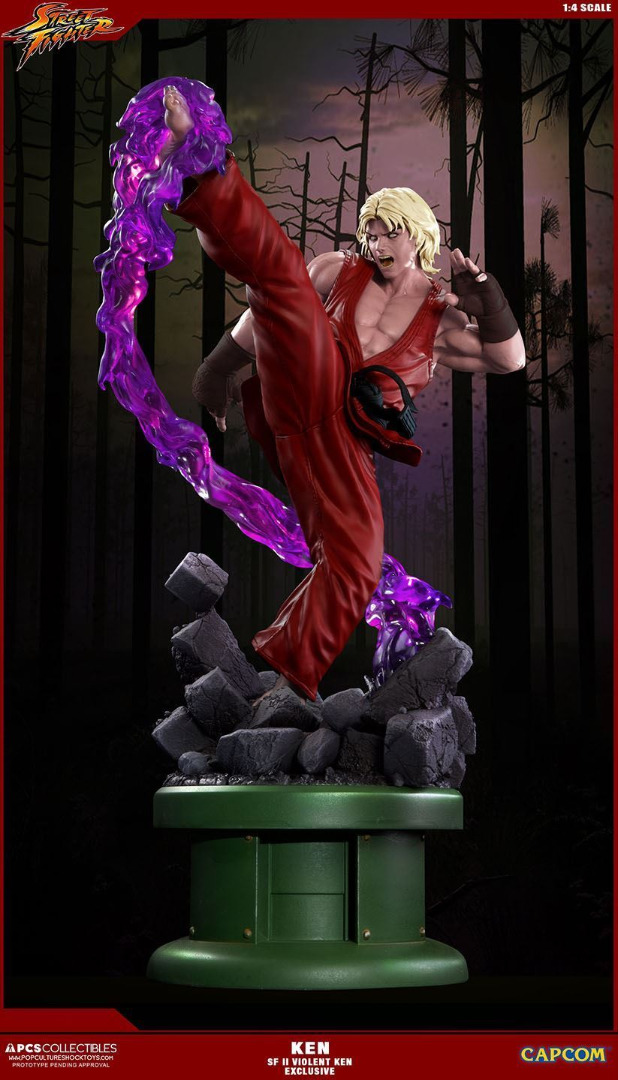 Street Fighter IV: Ken DragonFlame Violent Exclusive 1:4 scale Statue 63 cm