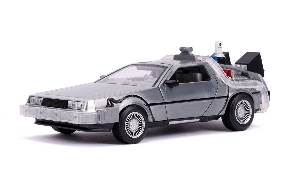 Back to the Future II Hollywood Rides Diecast Model 1/24 DeLorean