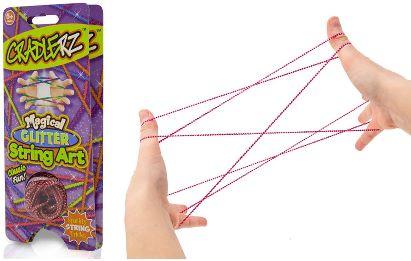 Magical Glitter String Art Trick