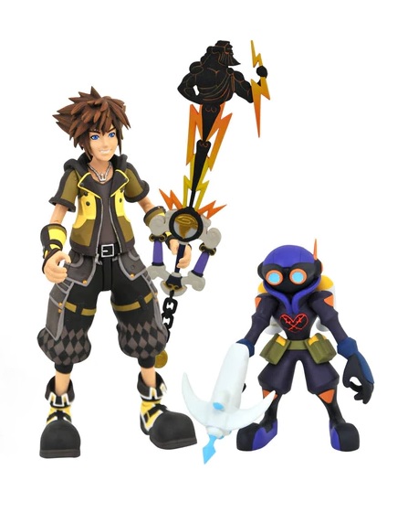 Kingdom Hearts 3 Action Figures Guardian Form Sora & Air Soldier 18 cm