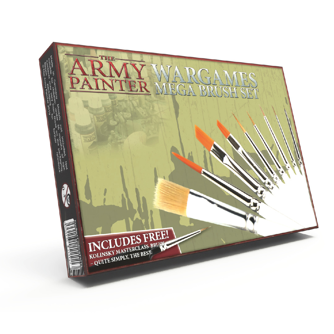 The Army Painter - Wargames Mega Brush Set (box)
