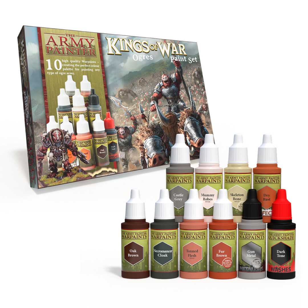 The Army Painter - Warpaints Kings of War Ogres paint set