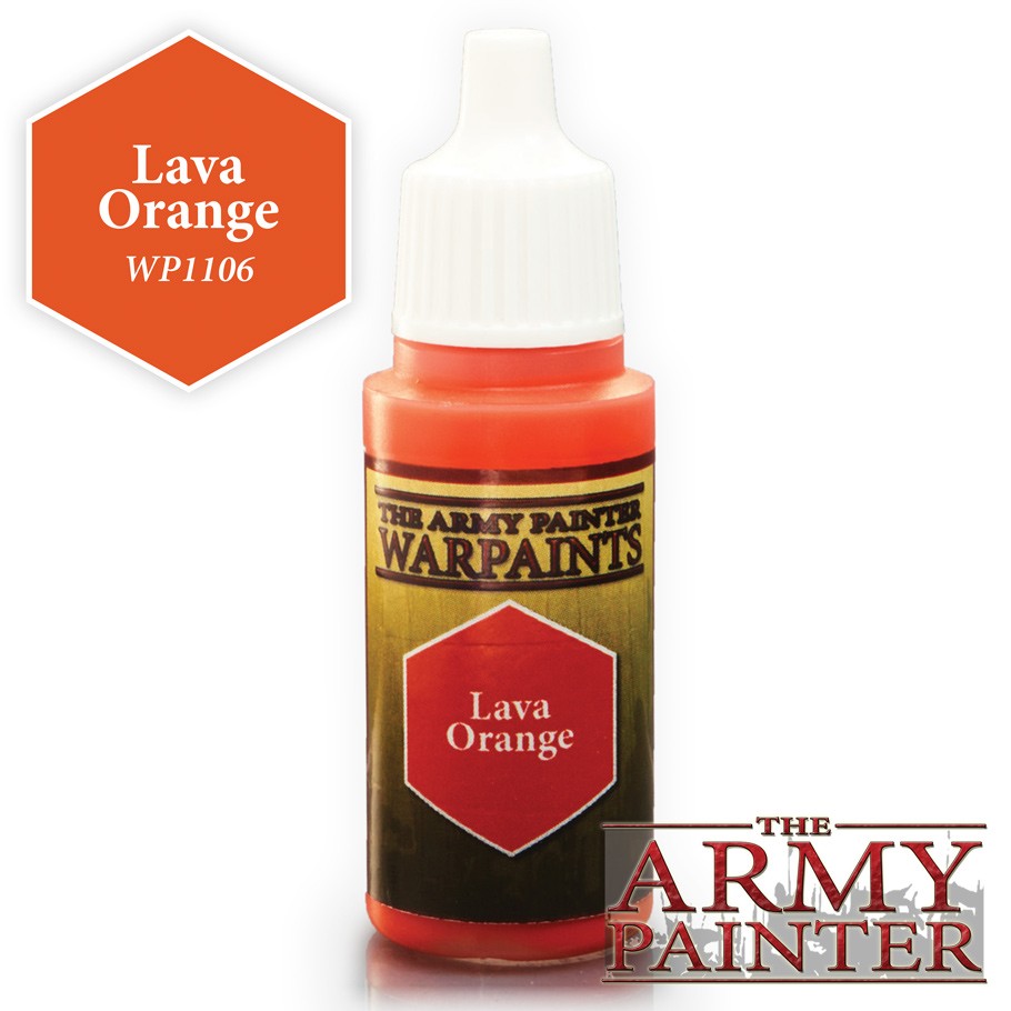 The Army Painter - Warpaints: Lava Orange WP1106