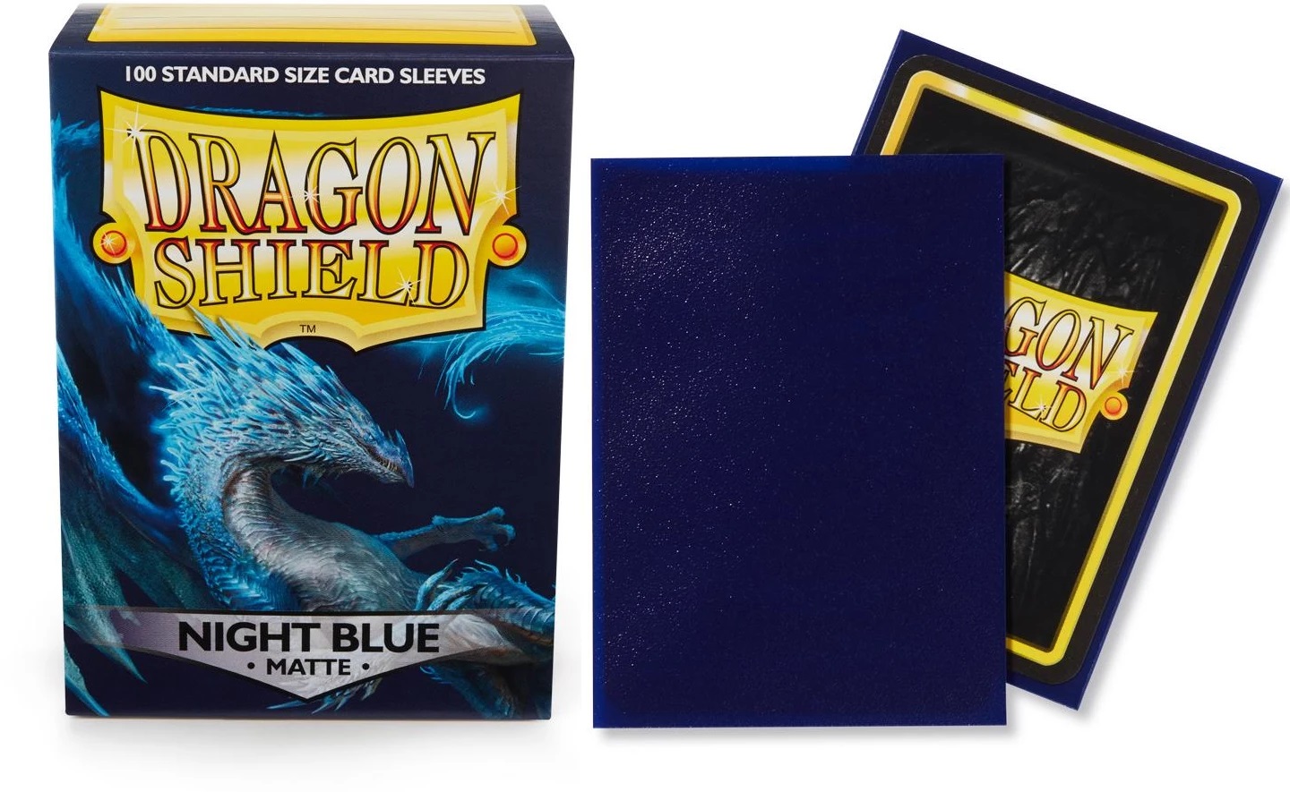 Dragon Shield Standard Matte Sleeves - Night Blue ‘Botan’ (100 Sleeves)