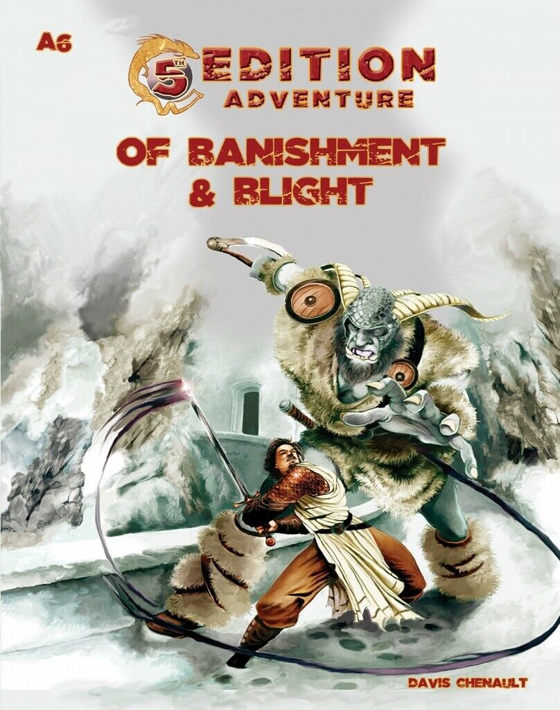 5th Edition Adventures: A6 - Of Banishment & Blight RPG Book