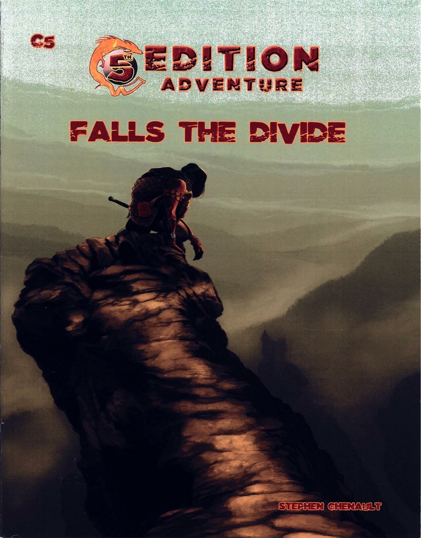 5th Edition Adventures: C5 - Falls the Divide RPG Book