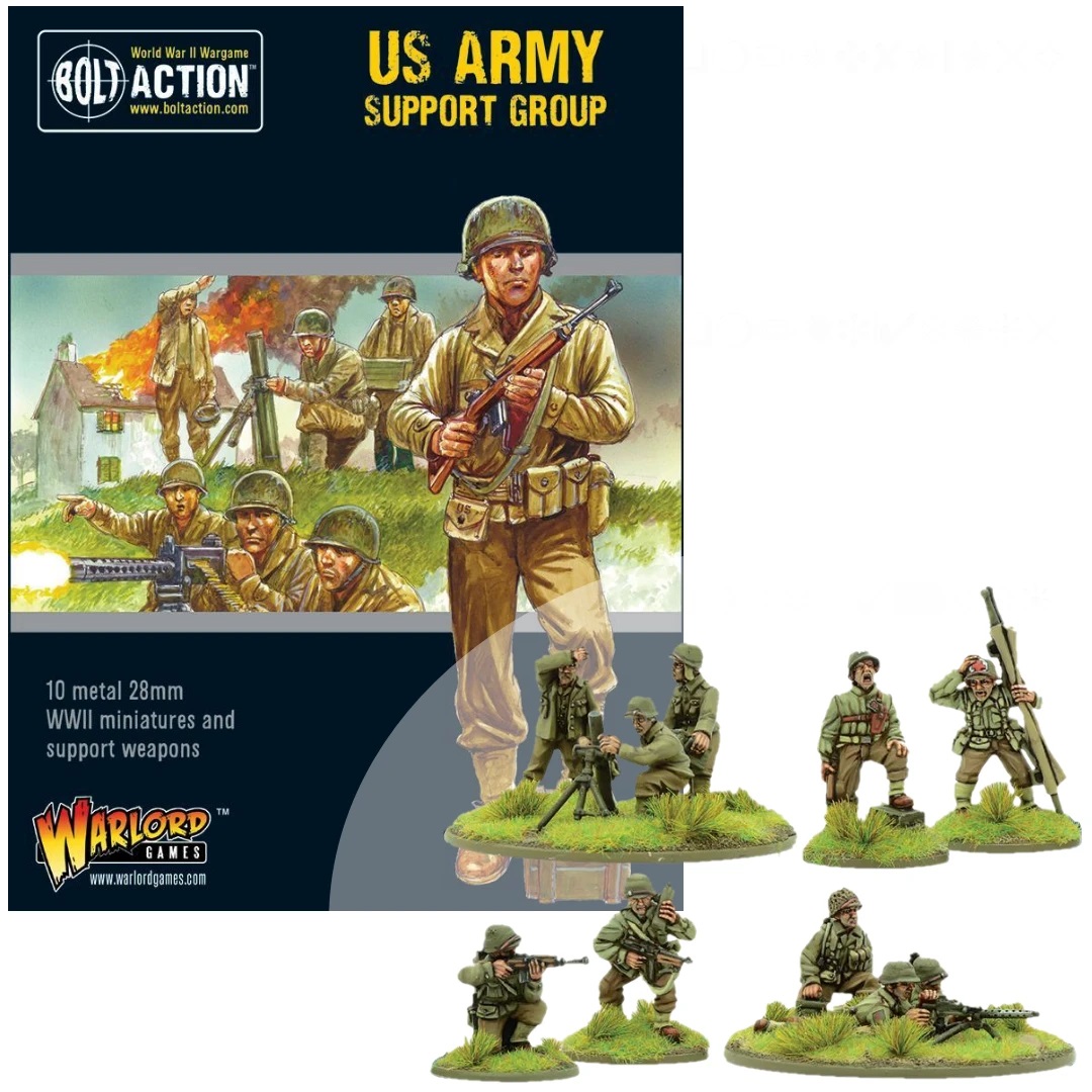 Bolt Action 2 US Army Support Group (HQ, Mortar & MMG) English