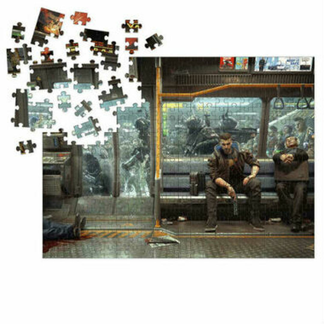 Cyberpunk 2077: Metro Life Puzzle (1000 peças)