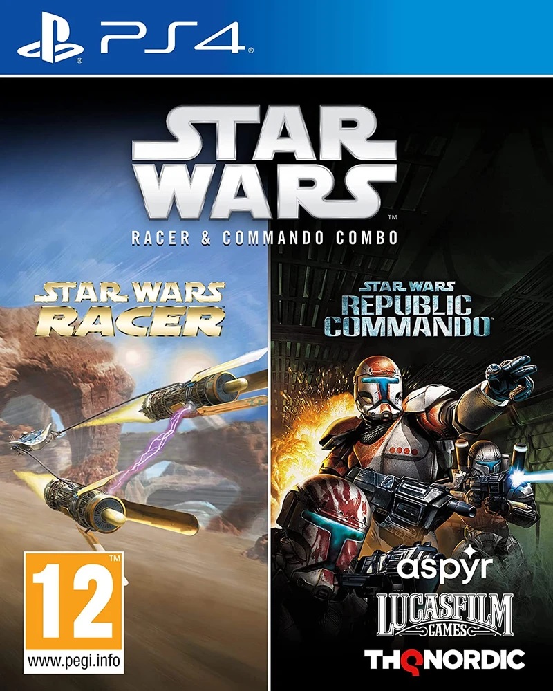 Star Wars: Racer & Commando Combo PS4 (Novo)