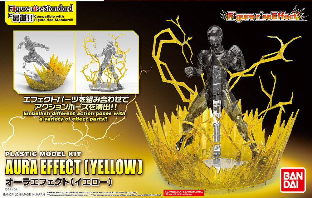 Figure Rise Effect Aura Yellow