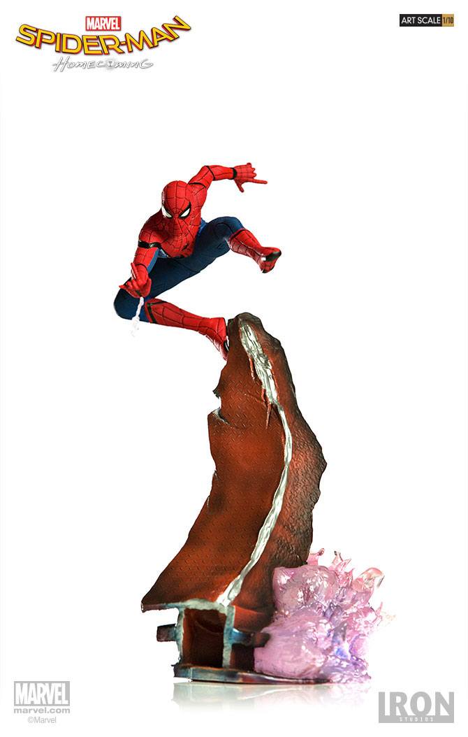 Spider-Man Homecoming Battle Diorama Series Statue 1/10 Spider-Man 26 cm