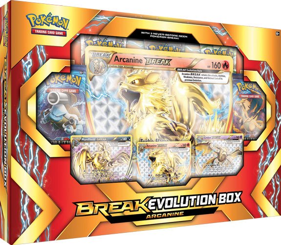 Pokemon Break Evolution Box Arcanine English Version
