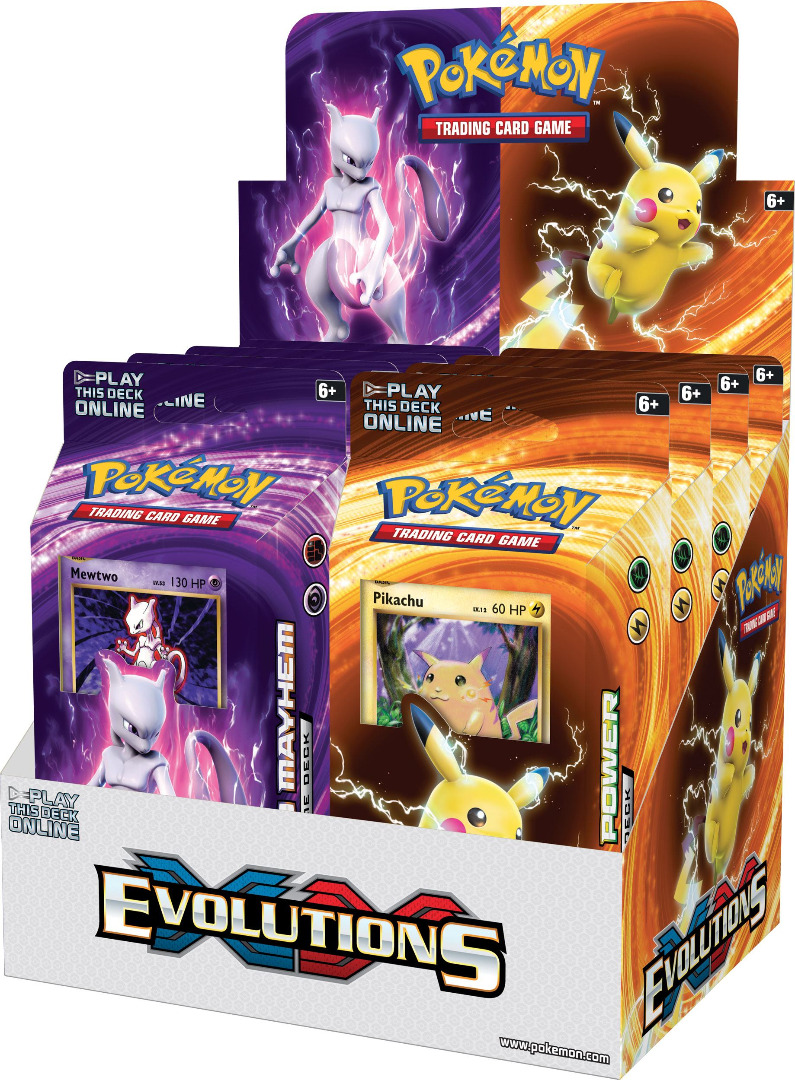 Pokemon XY12 Evolutions Theme Deck Display (8) English Version