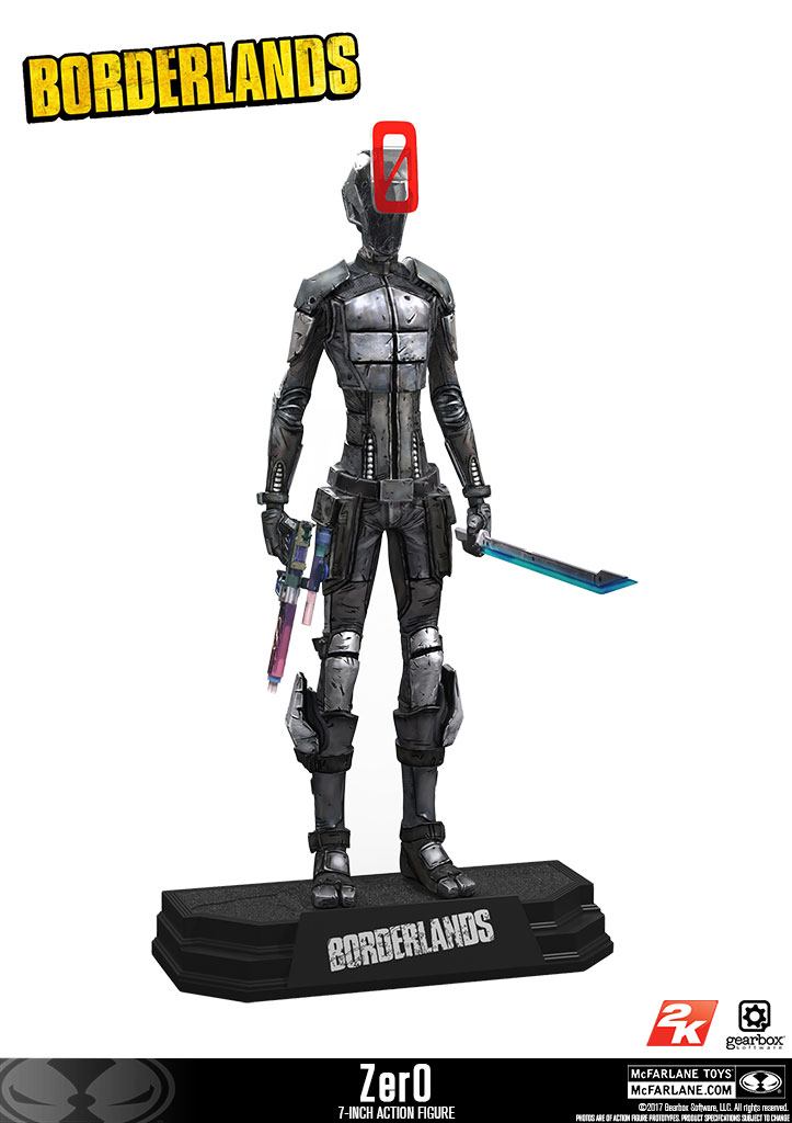 Borderlands Action Figure Zer0 18 cm