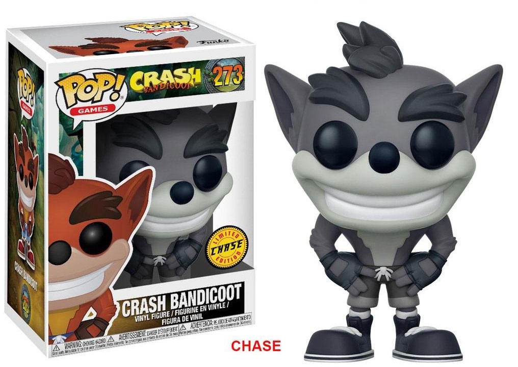 Crash Bandicoot POP! Games Crash Bandicoot Chase Vinyl Figure 10 cm
