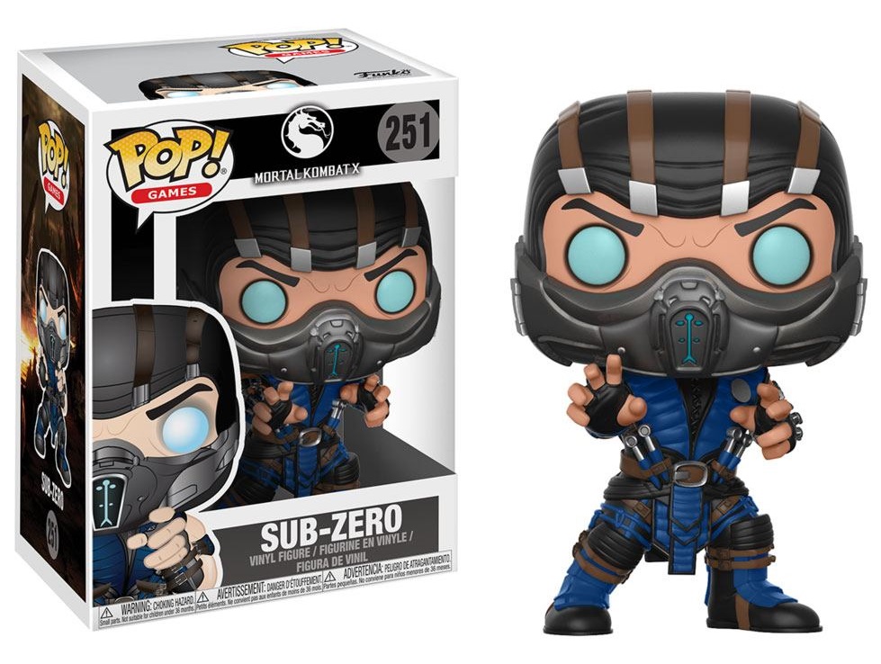 Mortal Kombat POP! Games Figures Subzero Vinyl Figure 10 cm