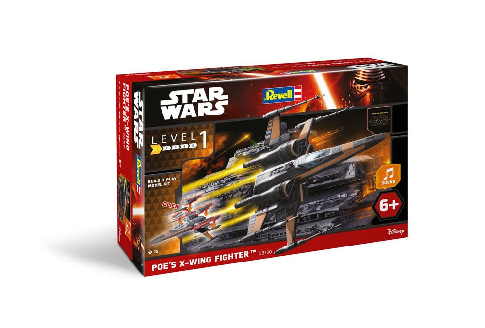 Star Wars Episode VII Build Play Model Kit with Sound Poe's X-Wing Fighter