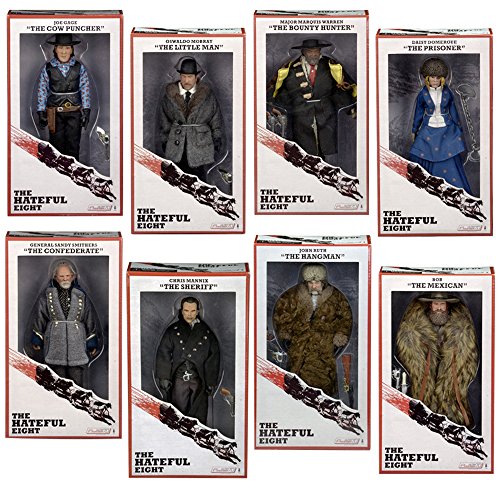 The Hateful Eight (8 Pack) Action Figures 20 cm 