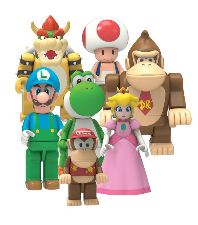 Super Mario Buildable K'NEX Figures Mystery Bag 5 cm