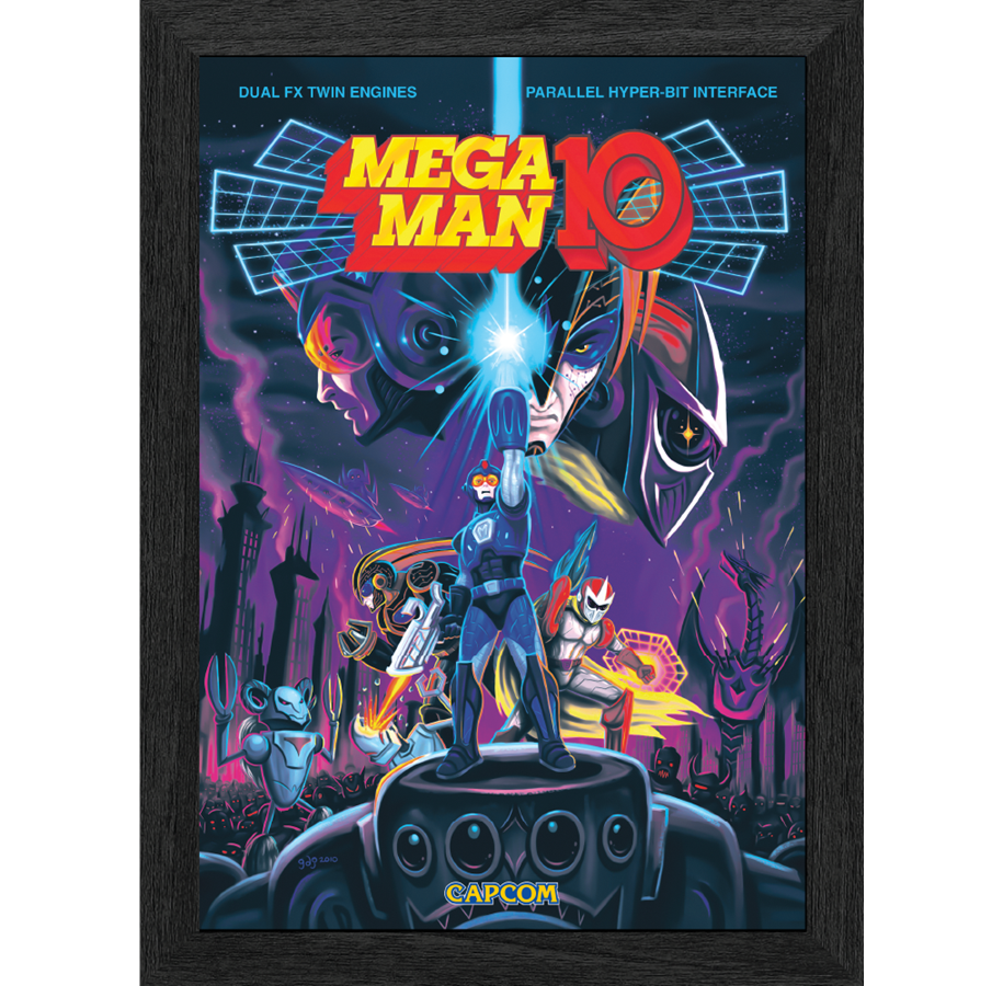 Pixel Frames Plax Mega Man 10