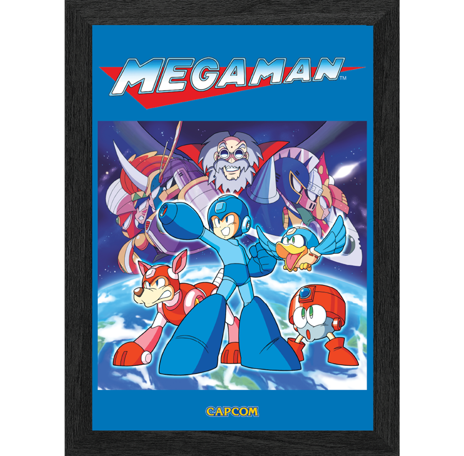 Pixel Frames Plax Mega Man Mr.X