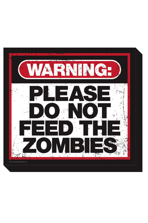 Íman Zombie Warning Magnet 