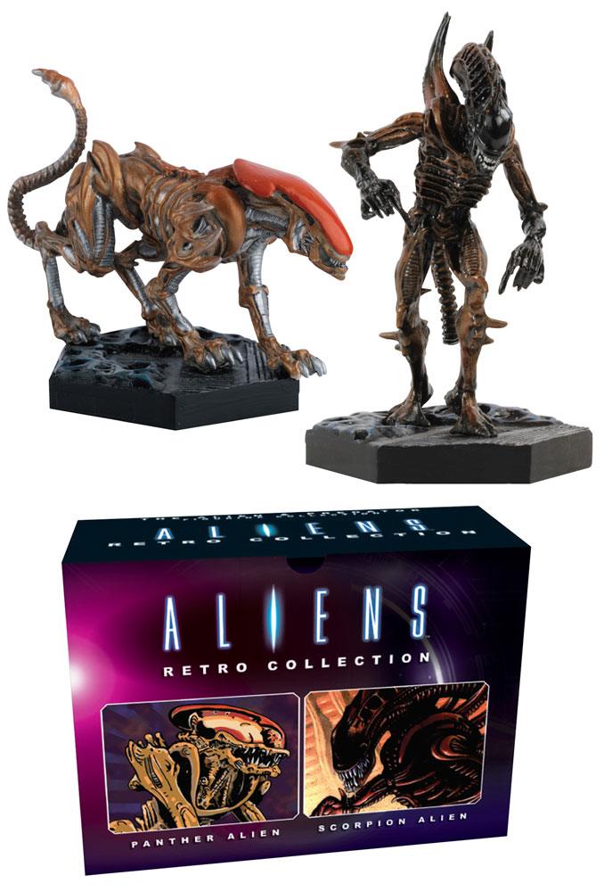 Aliens Retro Collection Figure 2-Pack Panther & Scorpion Alien 13 cm