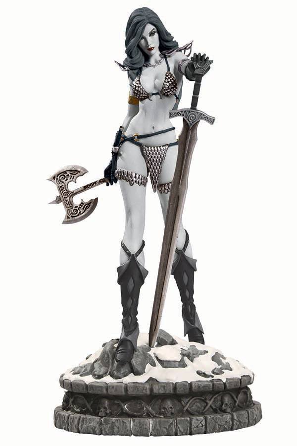 Women of Dynamite Statue Red Sonja Limited Black & White Variant 29 cm