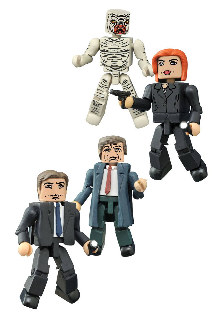 The X-Files Minimates Action Figures 5 cm Series 1 Box Set