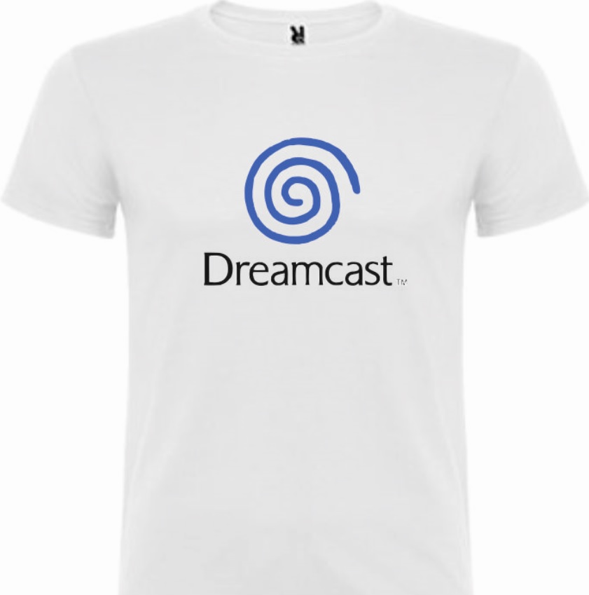 T-Shirt Sega Dreamcast Logo Tamanho M