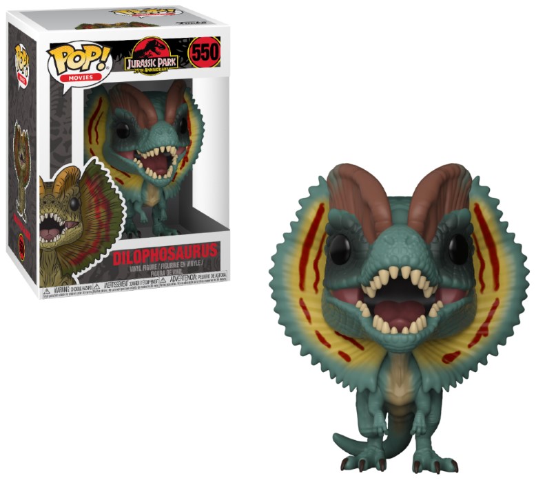 Pop! Movies: Jurassic Park - Dilophosaurus Vinyl Figure 10 cm