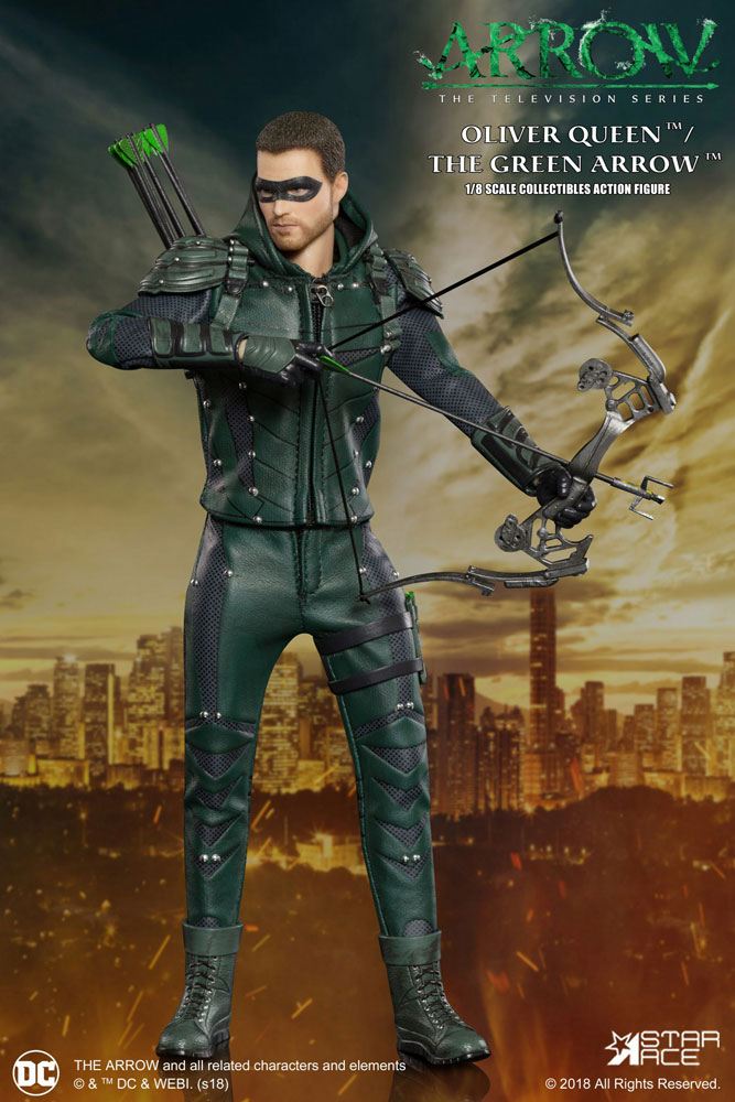 Arrow Real Master Series Action Figure 1/8 Green Arrow Deluxe Version 23 cm