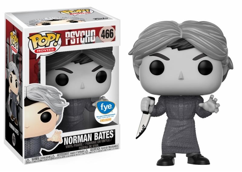 Pop! Movies: Psycho - Black and White Norman Bates Limited Edition 10 cm