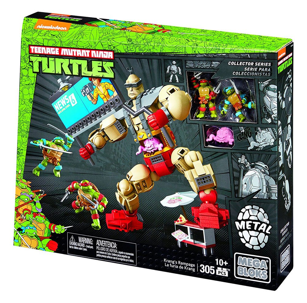 Teenage Mutant Ninja Turtles Mega Bloks Construction Set Krang's Rampage