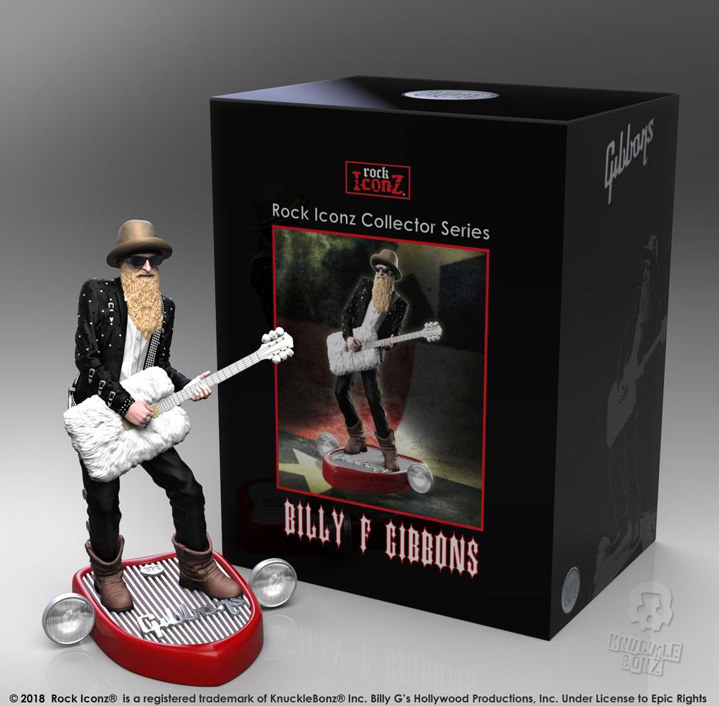 Billy F Gibbons Rock Iconz Statue 22 cm