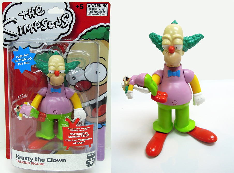 The Simpsons Krusty Simpsons Figure with Sound 15 cm