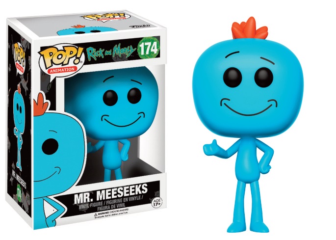 Pop! Cartoons: Rick and Morty - Mr. Meeseeks Vinyl Figure 10 cm