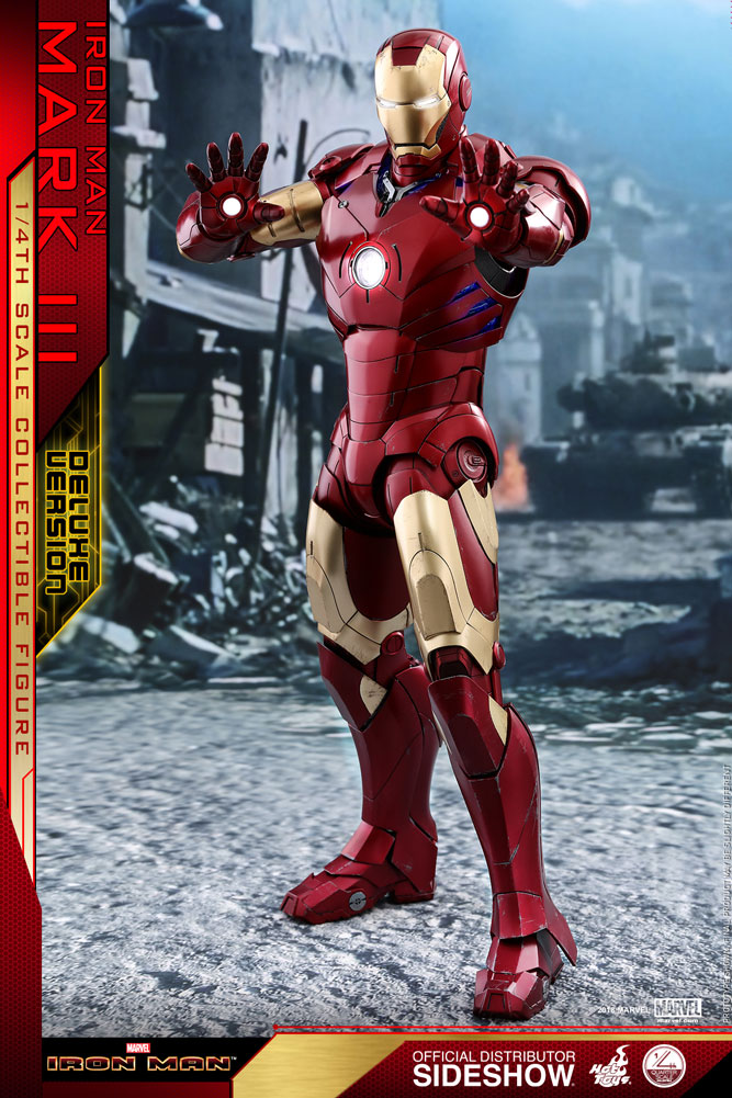Marvel: Iron Man - Deluxe Iron Man Mark III - 1:4 Scale Figure 48 cm