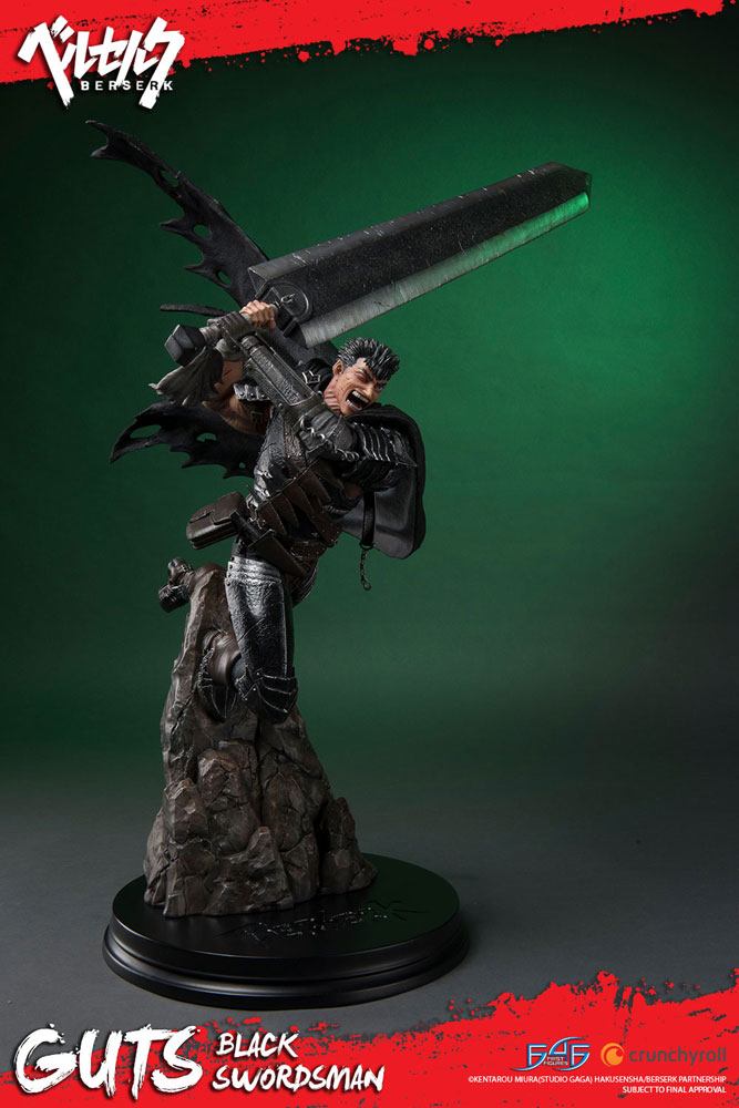 Berserk Statue Guts Black Swordsman 69 cm