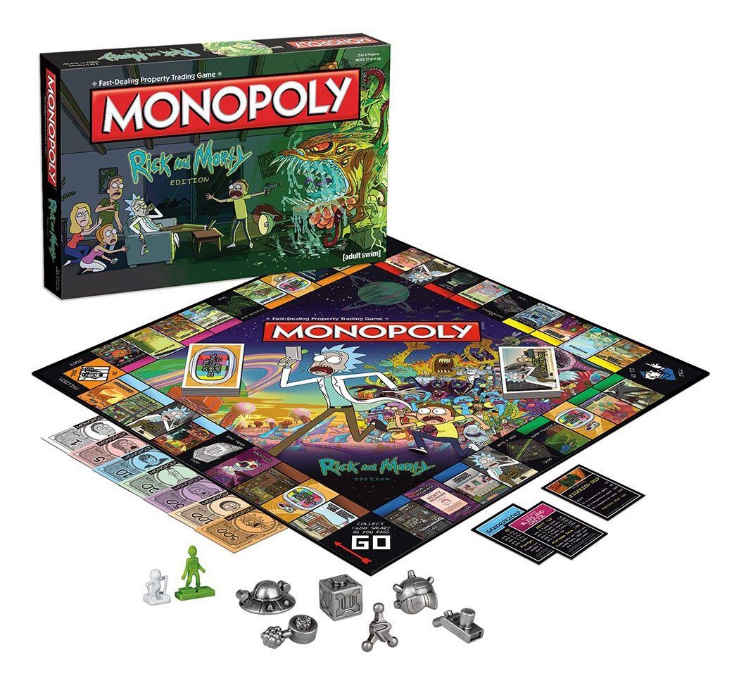 Rick and Morty Board Game Monopoly *English Version*