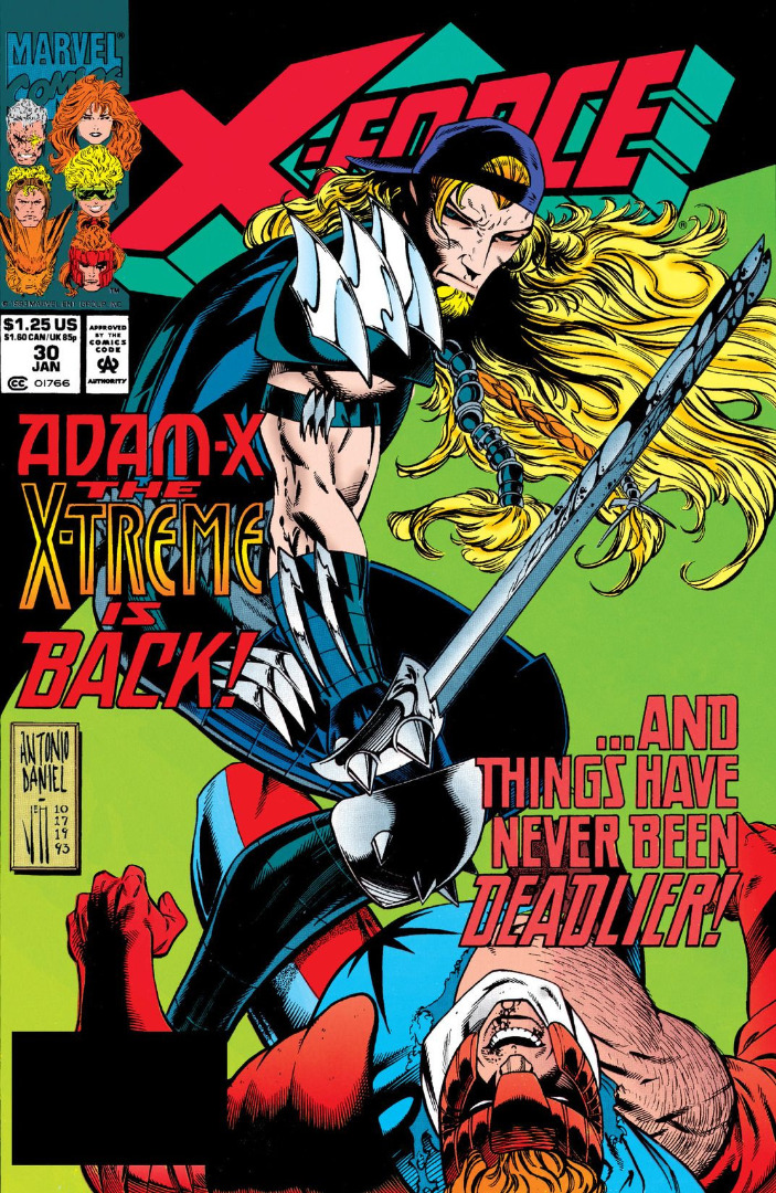 Marvel Comics X-Force AdamX The Extreme is back #30 (oferta capa protetora)