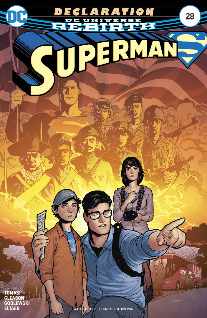 DC Comics - Declaration DC Rebirth Superman #28 (oferta capa protetora)