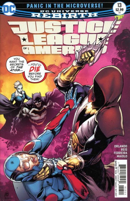DC Comics - Panic in the Microverse Rebirth #13 (oferta capa protetora)