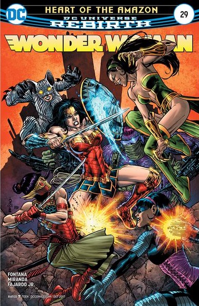 DC Comics - Heart of the Amazon Wonder Woman #29 (oferta capa protetora)