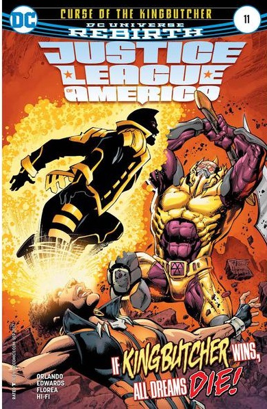 DC Comics - Curse of the Kingbutcher JL America #11 (oferta capa protetora)