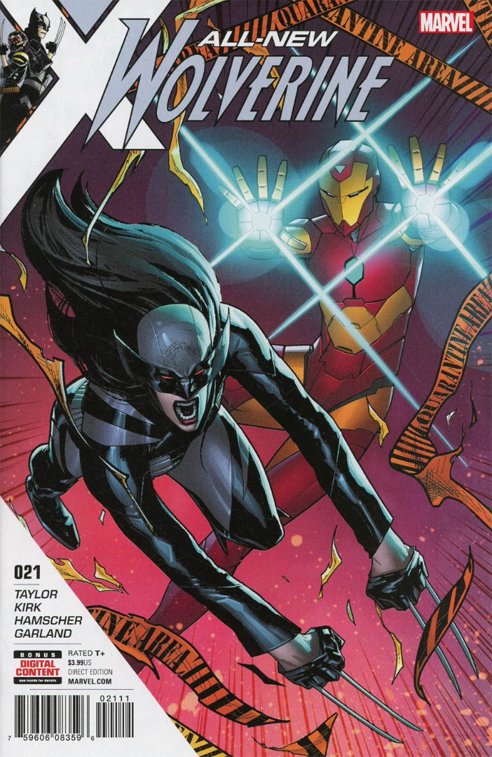 Marvel Comics - All-New Wolverine #21 (oferta capa protetora)
