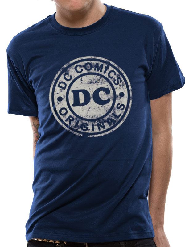  T-Shirt DC Comics Distressed Logo Tamanho S